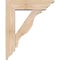 Ekena Millwork Funston Traditional Smooth Bracket w/ Offset Brace, Douglas Fir, 5 1/2"W x 18"D x 22"H BKT0604X18X22FST01SDF - alternate 3